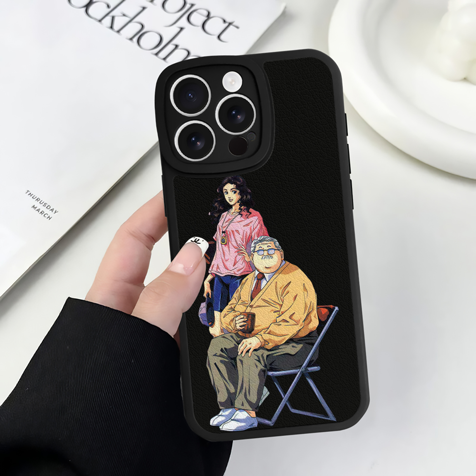 （画像用） SLAM DUNK／スラムダンク 【iPhone 16シリーズ対応】シリコンスマホケース（レザー調） 材質：シリコン